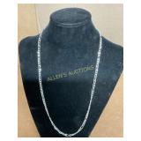 Sterling Silver Figaro Chain Necklace