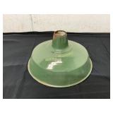 Green Enamel Industrial Light Shade