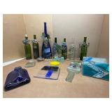 Glass Bottles and Stained Glass