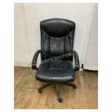 Faux Leather Office Chair on Casters