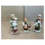3 Vintage Hummel-Style Figurines