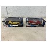 Two Maisto Die-Cast Model Cars