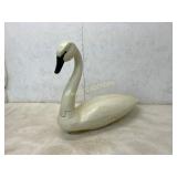 Painted Wood Swan