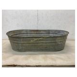 Oval Galvanized Steel Wash Tub