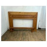Wood Fireplace Mantel and Shelf Project Piece