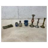 8 Ceramic and Metal Decorative Pieces