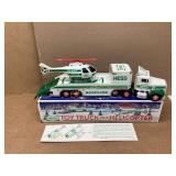 Hess Toy Truck and Helicopter with Box