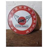 Gulf Aviation Products Advertising Thermometer