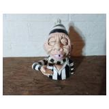 Cast Iron Figural Bank with Hand Movement