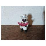 Cast Iron Figurine Holding Watermelon