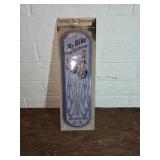 Nostalgic Tin Thermometer With Biker Theme