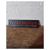 Cast Iron Winchester Advertising Plaque