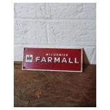 Cast Iron McCormick Farmall Sign
