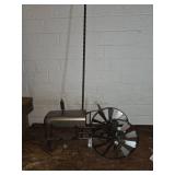 Metal Toy Tractor with Hand-Push Handle