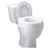 Carex Raised Toilet Seat - White