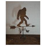 Cast Iron Sasquatch Weather Vane