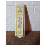 Metal Wall-Mounted Thermometer Sign