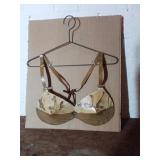 Metal Sculpture Shaped as a Bra