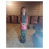 6-Foot Wooden Cigar Store Figure