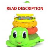 MOVE2PLAY, TURTLE RING STACKING TOY, GIFT FOR 1 YE