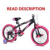 KENT BICYCLES 18 INCH GIRL'S SPARKLES BICYCLE, BLA