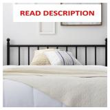 REST HAVEN DURHAM STEEL VERTICAL BAR METAL HEADBOA