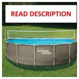 SUMMER WAVES VOLLEYBALL SET, FOR FRAME POOLS, ADUL