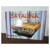 Metal Pontiac Catalina Advertising Sign