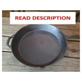 OZARK TRAIL 13' CAST IRON SKILLET