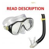 U.S. DIVERS PLAYA ADULT SNORKELING COMBO - MASK AN