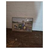 Embossed Metal Tractor Wall Art