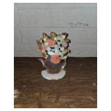 Cast Iron Floral Vase Doorstop