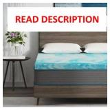 EGO HOME 3 INCH COOLING GEL MEMORY FOAM MATTRESS T