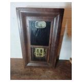 Wooden Clock Box with Clock Parts