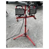 Dual Work Light on Tripod
