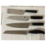 Four Kitchen Knives