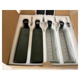 4 17 oz Glass Bottles