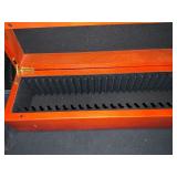 Wooden Coin Display Case