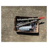 Assorted Socket Wrenches and Extensions