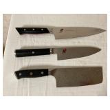 Three Kitchen Knives