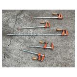 Six Bar Clamps