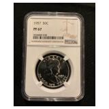 1957 Franklin Half Dollar