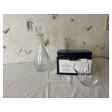 Decanter and Wine Glasses