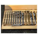 Shopsmith Wood Drill Bit Set in Wooden Case