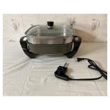 Electric Skillet with Lid