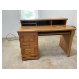 Desk with Storage and Hutch