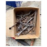 Box of Assorted Metal Hand Tools