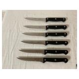 6 ï¿½Stainless ï¿½Steak Knives