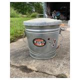 Behrens Galvanized Steel Trash Can