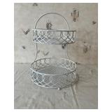 Metal Wire Basket Stand